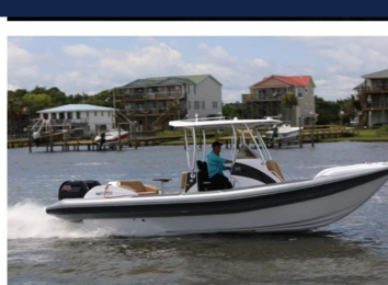 HYFOIL DEMOS NEWLY REDESIGNED 28' AT 2023 ANNAPOLIS POWERBOAT SHOW