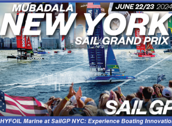 HYFOIL Marine Provides Fleet of 28's in NYC to Support SailGP