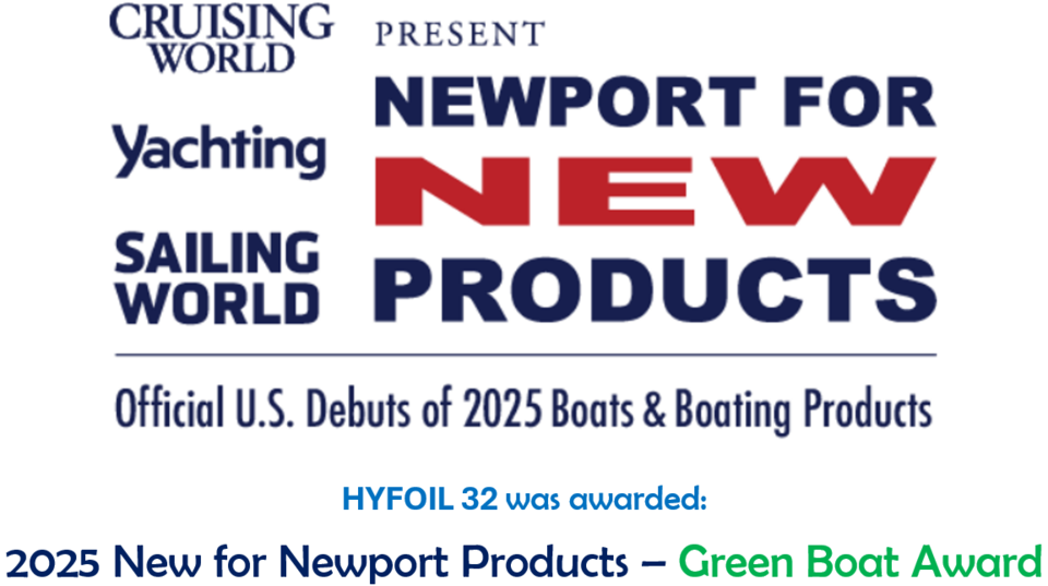 HYFOIL 32 Wins Best Green Boat Award